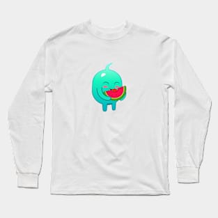 Eating watermelon, Burntboo Long Sleeve T-Shirt